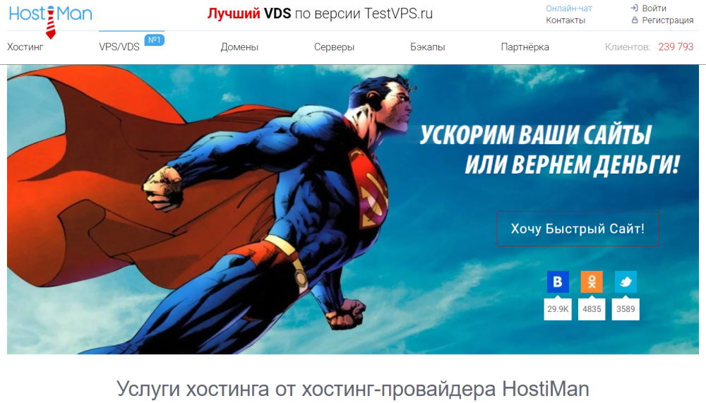 Хостинг Хостимен