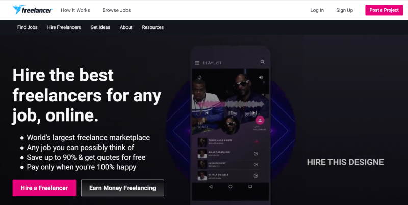 биржа фриланса freelancer
