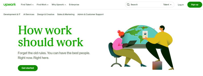 биржа фриланса Апворк